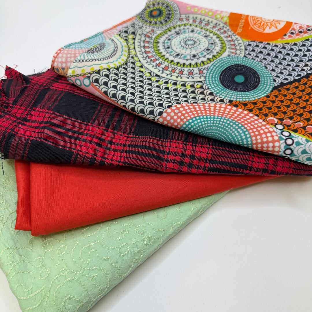 Groovy Baby - Small Bundles - Fun 4 Pack - True Deadstock Fabric Fabric by FABCYCLE shop - Sustainable Textile | FABCYCLE