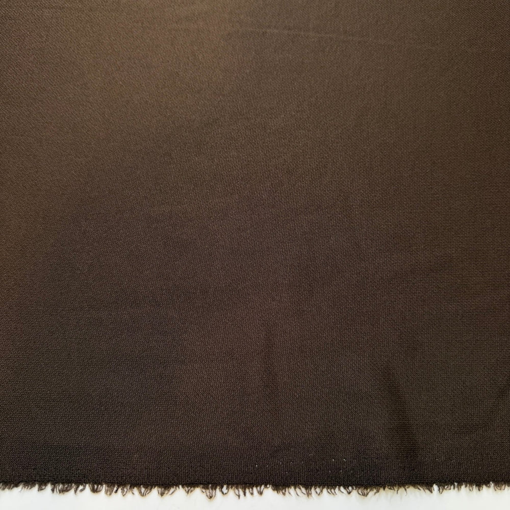 Grounded Readings - Vintage Rib Knit Poly Knit - Brown - 1.65M Bundle - True Deadstock fabric Fabric by private - Sustainable Textile | FABCYCLE
