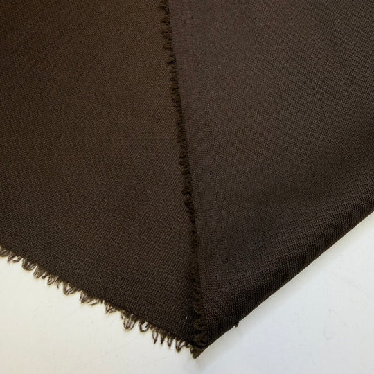 Grounded Readings - Vintage Rib Knit Poly Knit - Brown - 1.65M Bundle - True Deadstock fabric Fabric by private - Sustainable Textile | FABCYCLE