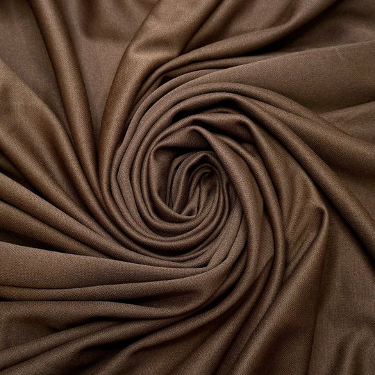 Grounded Readings - Vintage Rib Knit Poly Knit - Brown - 1.65M Bundle - True Deadstock fabric Fabric by private - Sustainable Textile | FABCYCLE