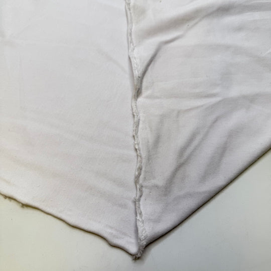 Growing My Groceries - Jersey Natural Blend Knit - White - 2.15M Bundle - True Deadstock fabric Fabric by private - Sustainable Textile | FABCYCLE