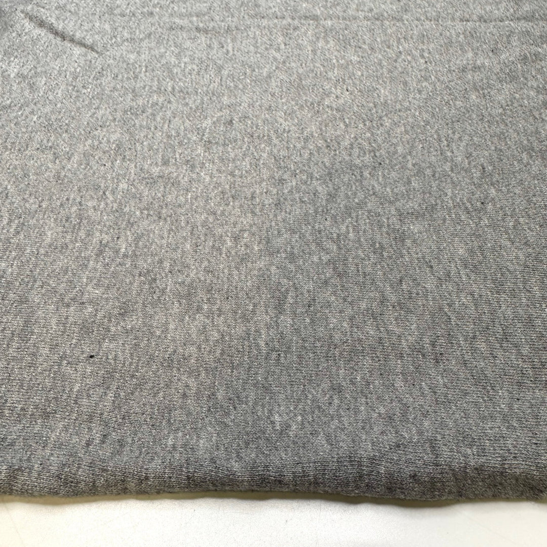 Growing Produce - Jersey Fleece Cotton Blend Knit - Grey - 1.1M Bundle - True Deadstock fabric Fabric by private - Sustainable Textile | FABCYCLE