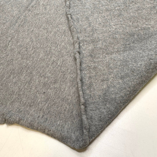 Growing Produce - Jersey Fleece Cotton Blend Knit - Grey - 1.1M Bundle - True Deadstock fabric Fabric by private - Sustainable Textile | FABCYCLE