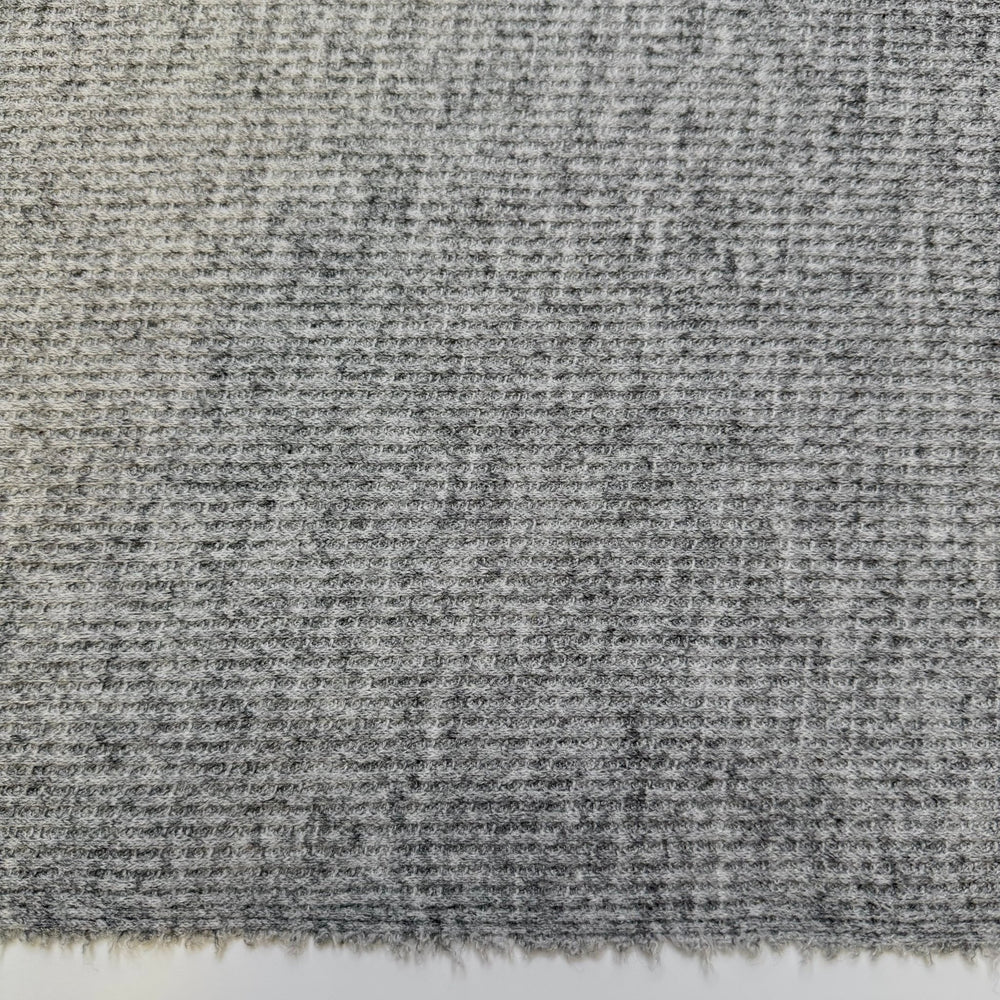 Guam Kingfishers No Longer Extinct - Polyester Blend Knit - Grey - 1.1M Bundle - True Deadstock fabric Fabric by private - Sustainable Textile | FABCYCLE