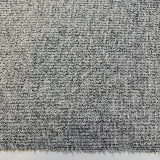 Guam Kingfishers No Longer Extinct - Polyester Blend Knit - Grey - 1.1M Bundle - True Deadstock fabric Fabric by private - Sustainable Textile | FABCYCLE