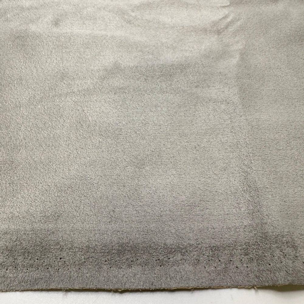Haggling - Faux Suede Synthetic Blend Woven - Light Grey - 2.9M Bundle - True Deadstock fabric Fabric by private - Sustainable Textile | FABCYCLE
