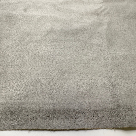 Haggling - Faux Suede Synthetic Blend Woven - Light Grey - 2.9M Bundle - True Deadstock fabric Fabric by private - Sustainable Textile | FABCYCLE