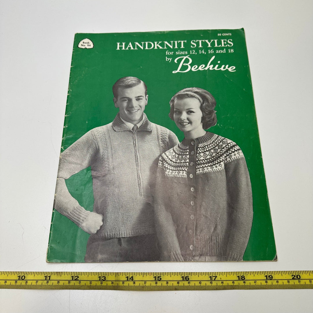 Handknit Styles By Beehive Books - Green - Individual - True Deadstock supplies Fabric by private - Sustainable Textile | FABCYCLE