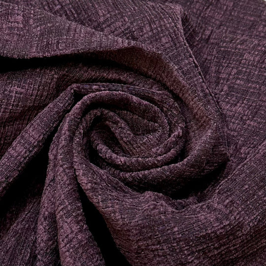 Hard Jello - Acrylic Blend Woven - Dark Purple - Bundles - True Deadstock fabric Fabric by private - Sustainable Textile | FABCYCLE