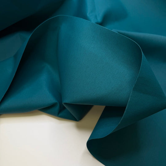 Hardcore Hiker - Waterproof Poly/PU Woven - Dark Turquoise - Bundles - True Deadstock fabric Fabric by private - Sustainable Textile | FABCYCLE