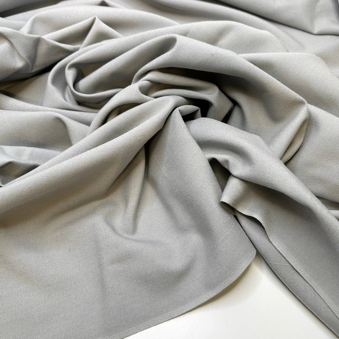 Harpoon - Polyester Blend Woven - Light Grey - 2.3M Bundle - True Deadstock fabric Fabric by private - Sustainable Textile | FABCYCLE