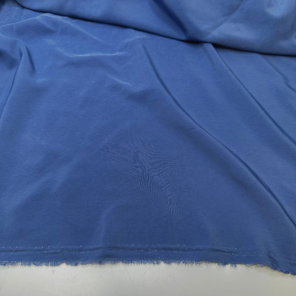 Having Fun With Friends - Polyester Blend Woven - Blue - 3.1M Bundle - True Deadstock fabric Fabric by private - Sustainable Textile | FABCYCLE