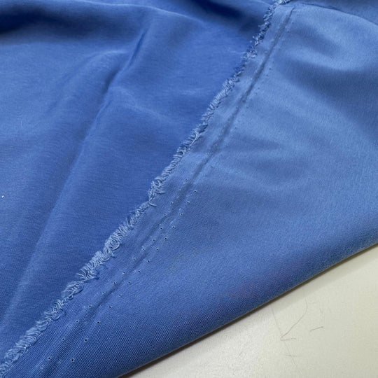 Having Fun With Friends - Polyester Blend Woven - Blue - 3.1M Bundle - True Deadstock fabric Fabric by private - Sustainable Textile | FABCYCLE