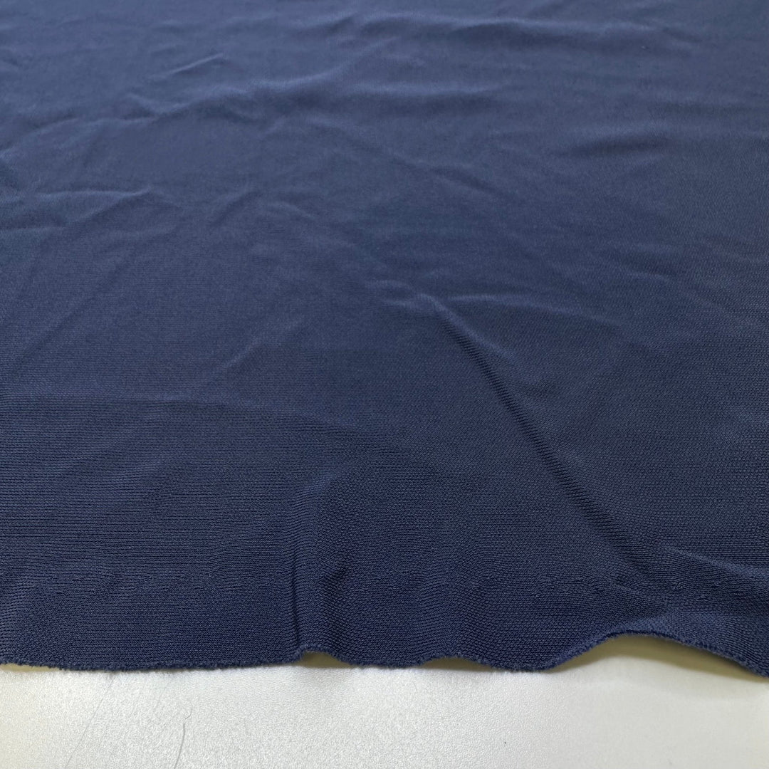 He Instantly Knew - Jersey Poly Knit - Navy - 2M Bundle - True Deadstock fabric Fabric by private - Sustainable Textile | FABCYCLE