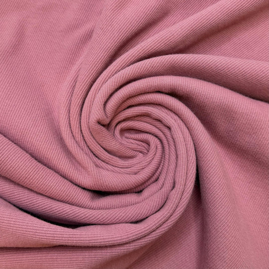 Hearing Advanced - Tubular Rib Knit Cotton Blend Knit - Light Pink - 1.65M Bundle - True Deadstock fabric Fabric by private - Sustainable Textile | FABCYCLE