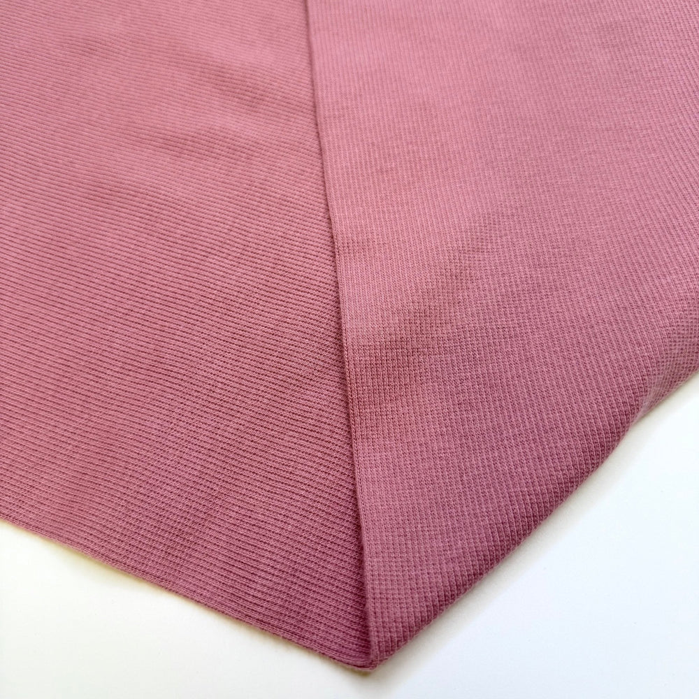 Hearing Advanced - Tubular Rib Knit Cotton Blend Knit - Light Pink - 1.65M Bundle - True Deadstock fabric Fabric by private - Sustainable Textile | FABCYCLE
