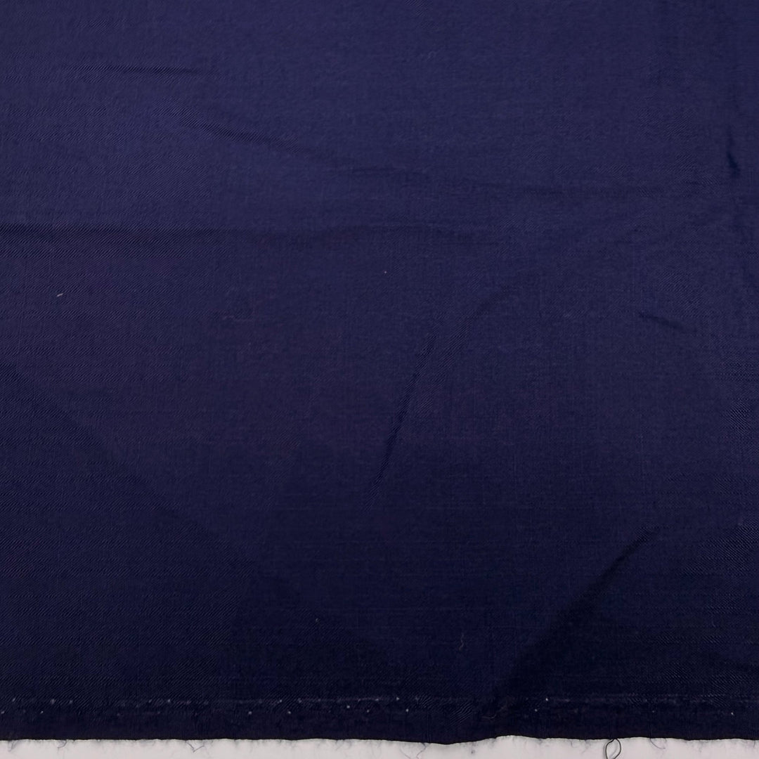 Hearing The Crickets At Night - Polyester Blend Woven - Navy - 2M Bundle - True Deadstock fabric Fabric by private - Sustainable Textile | FABCYCLE