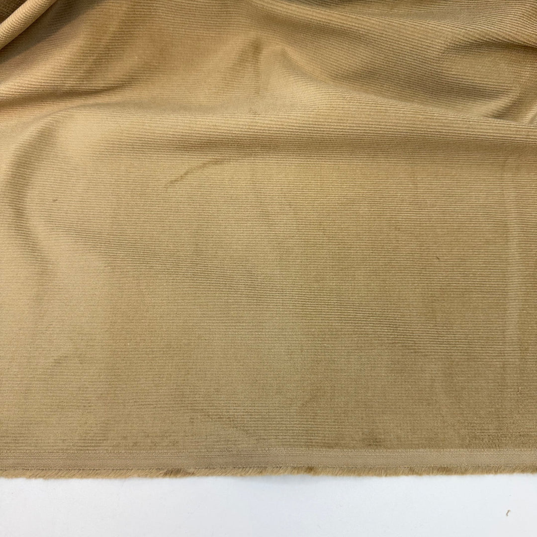 Heart Of Gold - Corduroy Cotton/Spandex Woven - Gold/Beige - 2M Bundle - True Deadstock fabric Fabric by private - Sustainable Textile | FABCYCLE