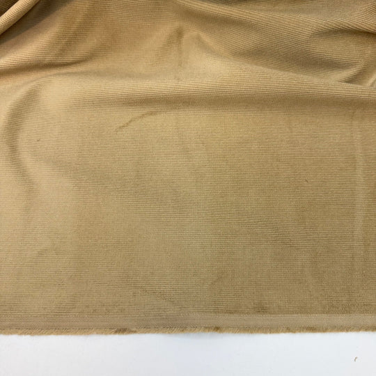 Heart Of Gold - Corduroy Cotton/Spandex Woven - Gold/Beige - 2M Bundle - True Deadstock fabric Fabric by private - Sustainable Textile | FABCYCLE