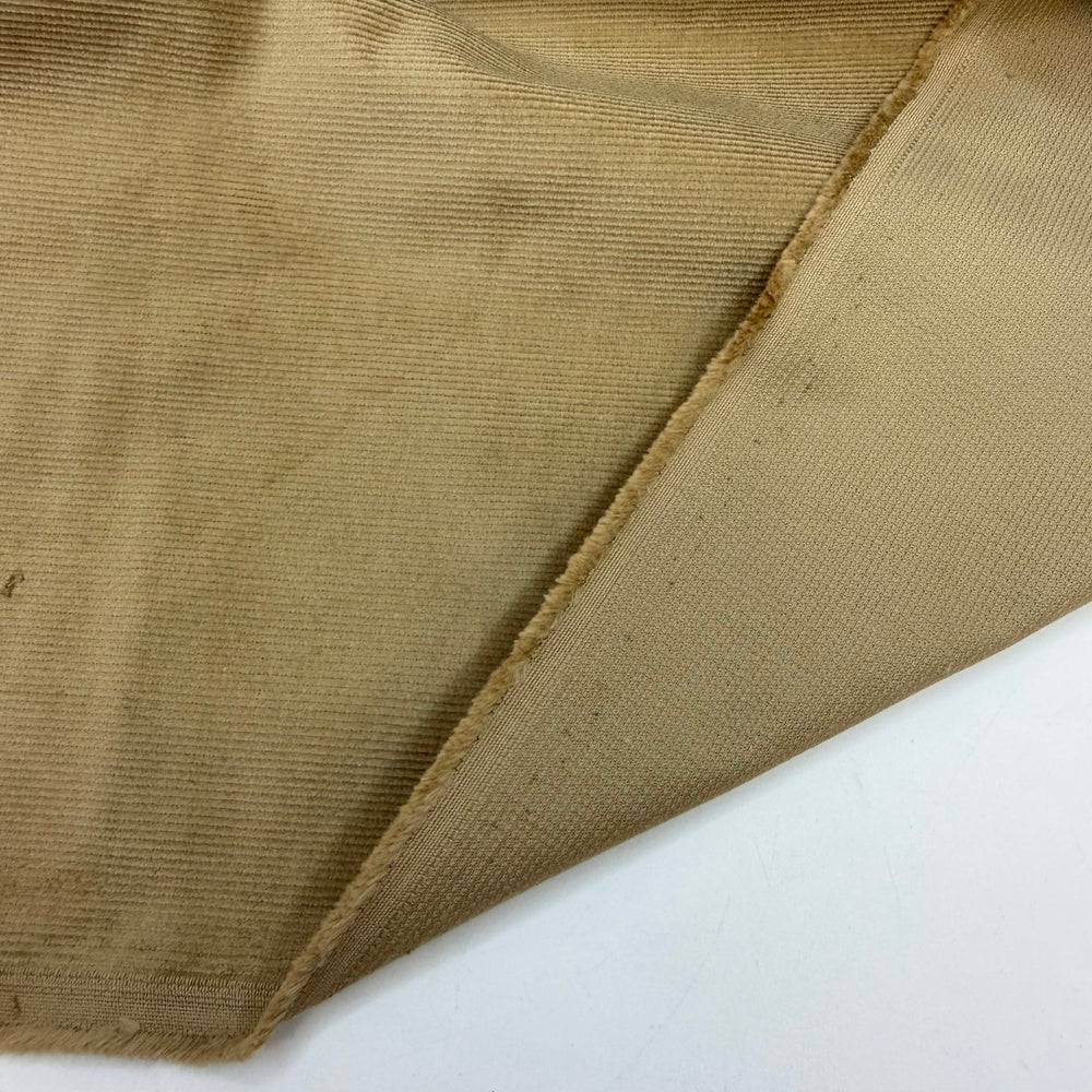 Heart Of Gold - Corduroy Cotton/Spandex Woven - Gold/Beige - 2M Bundle - True Deadstock fabric Fabric by private - Sustainable Textile | FABCYCLE