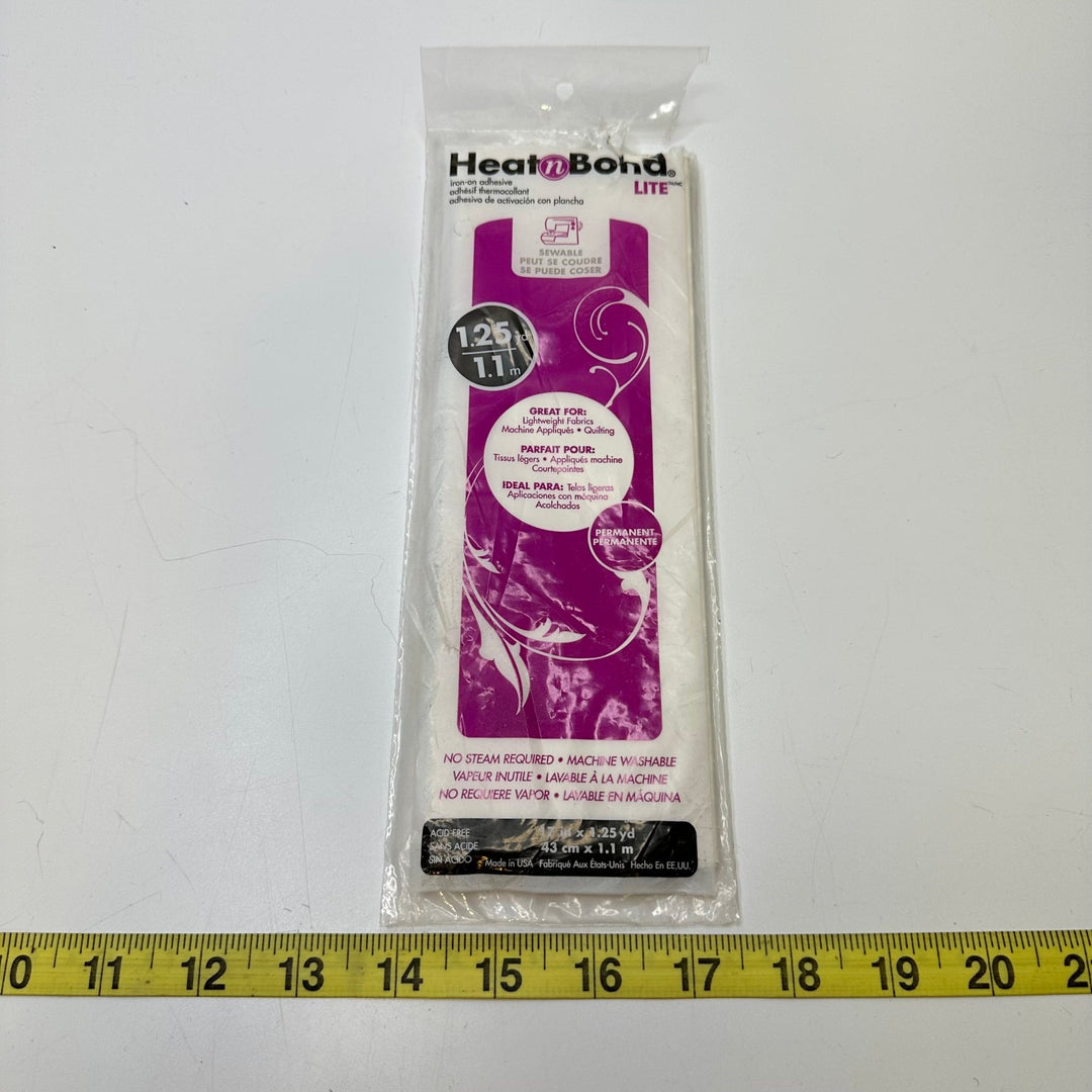 Heat N Bond Lite Applique - White - Individual - True Deadstock supplies Fabric by private - Sustainable Textile | FABCYCLE