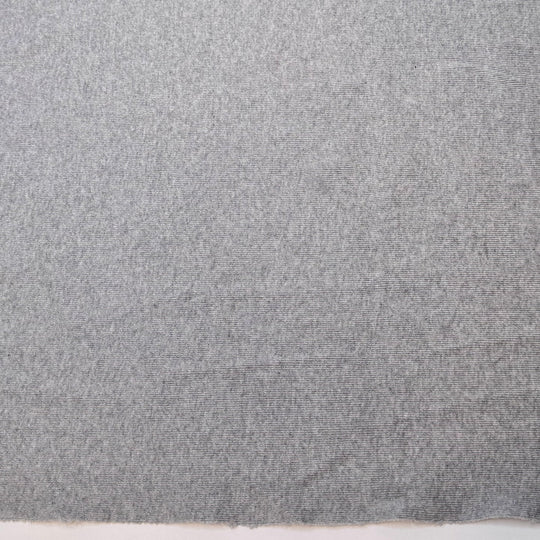 Heather - Rib Knit Cotton Knit - Grey - 1.25M Bundle - True Deadstock fabric Fabric by private - Sustainable Textile | FABCYCLE