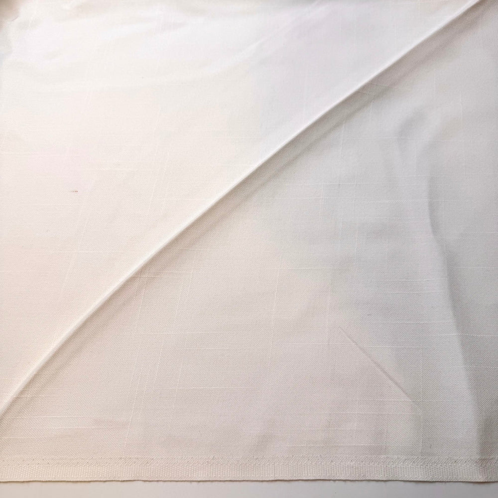 Help Me Destash - Polyester Blend Woven - White - 4M Bundle - True Deadstock fabric Fabric by private - Sustainable Textile | FABCYCLE