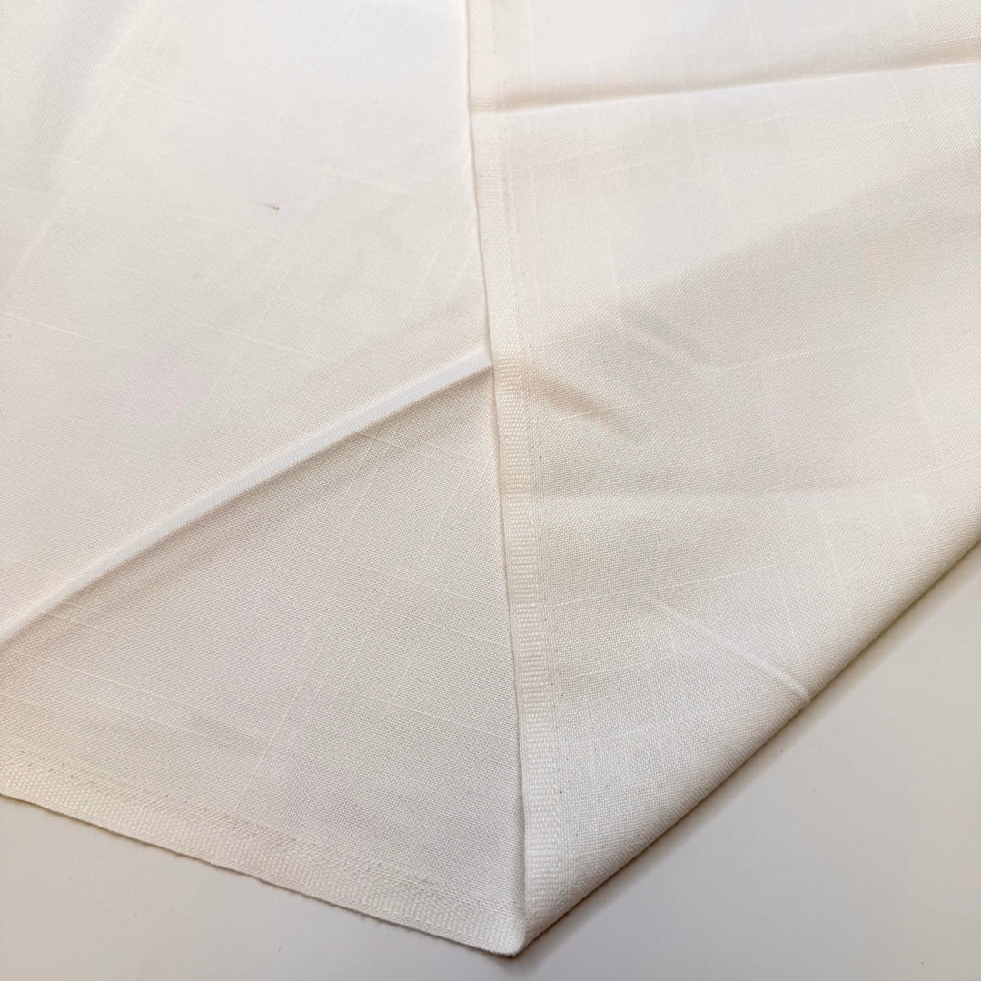 Help Me Destash - Polyester Blend Woven - White - 4M Bundle - True Deadstock fabric Fabric by private - Sustainable Textile | FABCYCLE