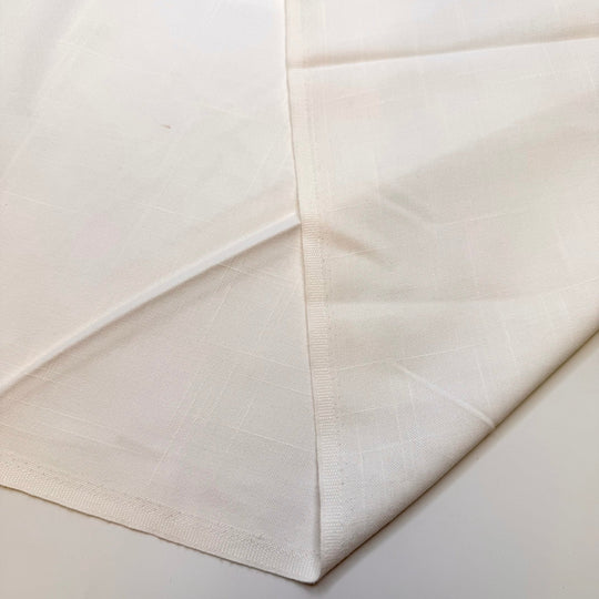 Help Me Destash - Polyester Blend Woven - White - 4M Bundle - True Deadstock fabric Fabric by private - Sustainable Textile | FABCYCLE