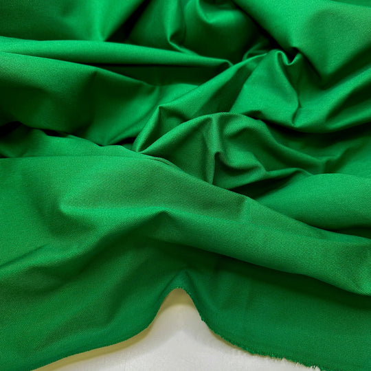 Helping Mom In The Garden - Cotton/Poly Woven - Green - 2M Bundle - True Deadstock fabric Fabric by private - Sustainable Textile | FABCYCLE