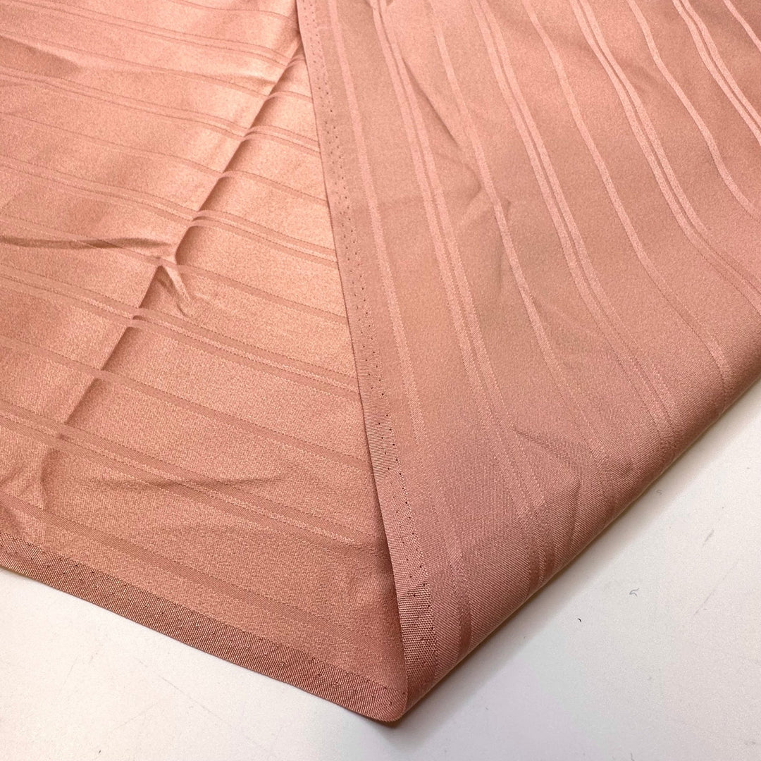 Helping Those In Need - Poly Woven - Light Pink Stripes - 2.15M Bundle - True Deadstock fabric Fabric by private - Sustainable Textile | FABCYCLE