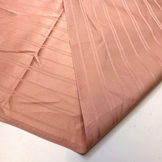 Helping Those In Need - Poly Woven - Light Pink Stripes - 2.15M Bundle - True Deadstock fabric Fabric by private - Sustainable Textile | FABCYCLE