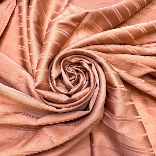Helping Those In Need - Poly Woven - Light Pink Stripes - 2.15M Bundle - True Deadstock fabric Fabric by private - Sustainable Textile | FABCYCLE