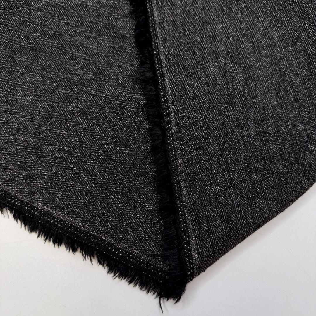 Hematite - Twill Weave Polyester Blend Woven - Dark Grey - 1M Bundle - True Deadstock fabric Fabric by private - Sustainable Textile | FABCYCLE