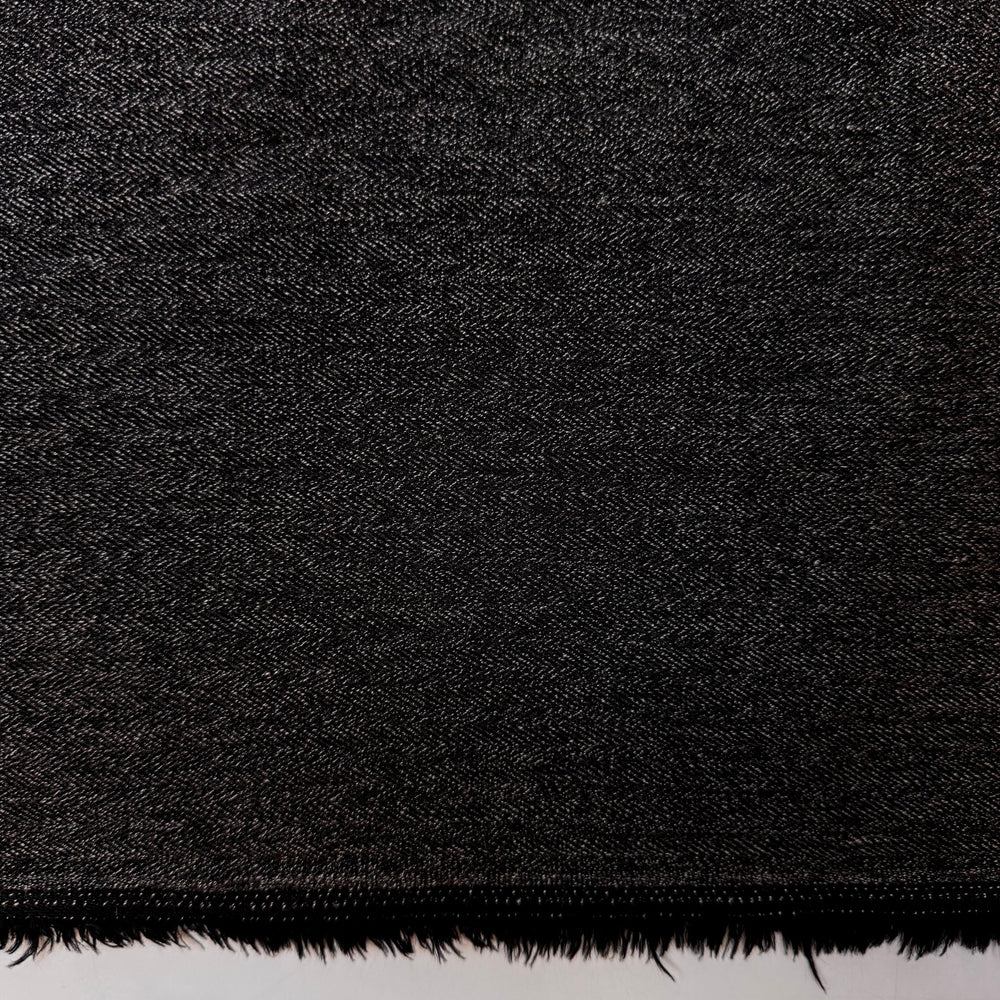 Hematite - Twill Weave Polyester Blend Woven - Dark Grey - 1M Bundle - True Deadstock fabric Fabric by private - Sustainable Textile | FABCYCLE