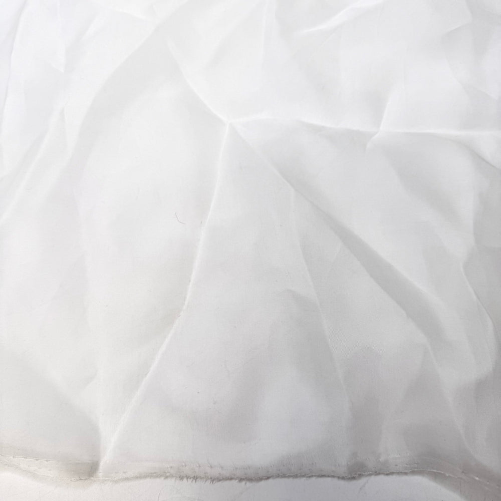 Herkimer Diamond - Organza Silk Woven - White - 1.7M Bundle - True Deadstock fabric Fabric by private - Sustainable Textile | FABCYCLE