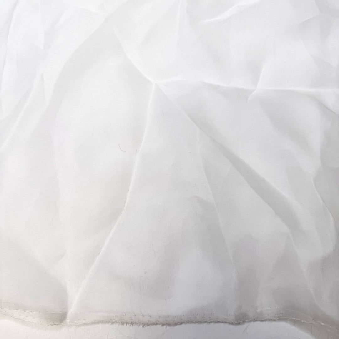 Herkimer Diamond - Organza Silk Woven - White - 1.7M Bundle - True Deadstock fabric Fabric by private - Sustainable Textile | FABCYCLE