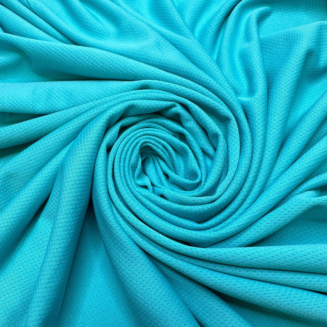 High Dive Expert - Sport Mesh Polyester Blend Knit - Light Blue - Bundles - True Deadstock fabric Fabric by private - Sustainable Textile | FABCYCLE