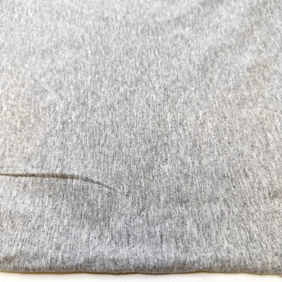 High Fashion Athleisure - French Terry Cotton/Bamboo Knit - Light Grey - 2M Bundle - True Deadstock fabric Fabric by private - Sustainable Textile | FABCYCLE