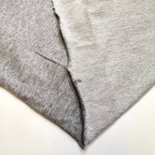 High Fashion Athleisure - French Terry Cotton/Bamboo Knit - Light Grey - 2M Bundle - True Deadstock fabric Fabric by private - Sustainable Textile | FABCYCLE