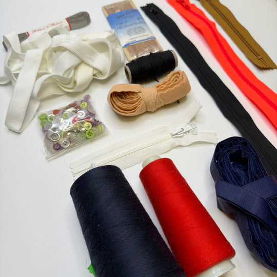 High Resolution - Supplies Grab Bag - Multi - Pack - True Deadstock supplies Fabric by private - Sustainable Textile | FABCYCLE