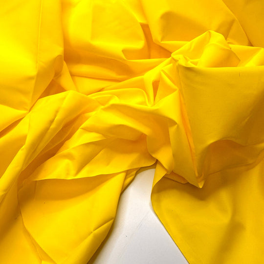Highlighted - Water Resistant Poly/Nylon Woven - Yellow - Bundles - True Deadstock fabric Fabric by private - Sustainable Textile | FABCYCLE