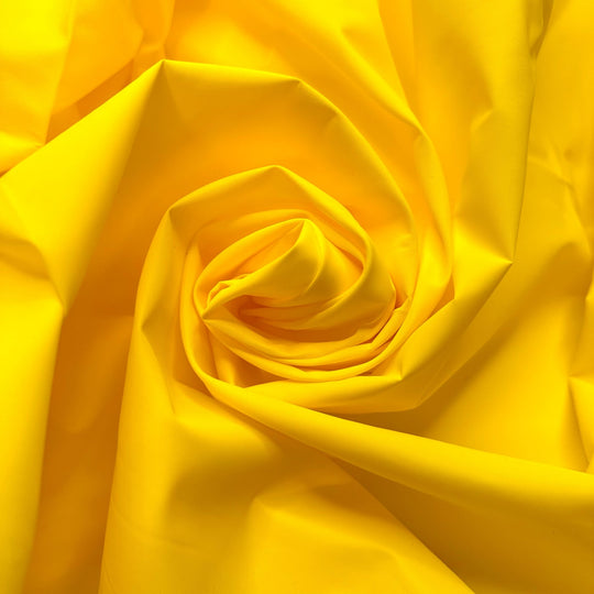 Highlighted - Water Resistant Poly/Nylon Woven - Yellow - Bundles - True Deadstock fabric Fabric by private - Sustainable Textile | FABCYCLE