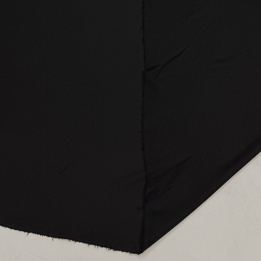 Hiking To The Swimming Hole - Jersey Polyester Blend Knit - Black - 2.2M Bundle - True Deadstock fabric Fabric by private - Sustainable Textile | FABCYCLE