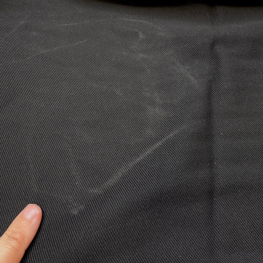 His Growl - Polyester Blend Knit - Black - 2M Bundle - True Deadstock fabric Fabric by private - Sustainable Textile | FABCYCLE