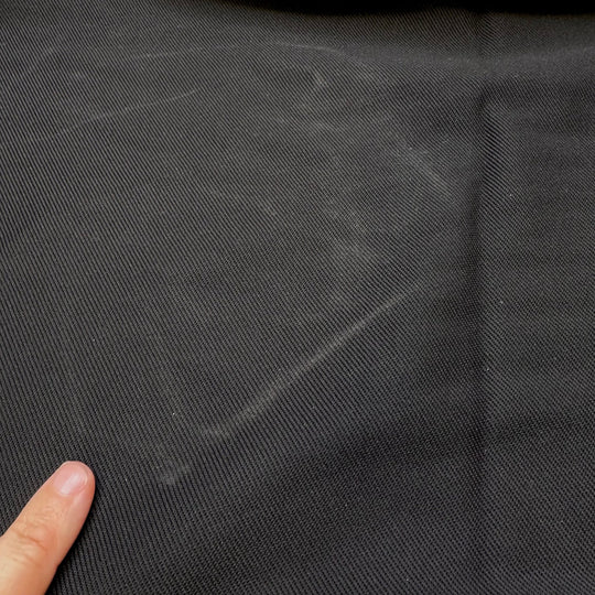 His Growl - Polyester Blend Knit - Black - 2M Bundle - True Deadstock fabric Fabric by private - Sustainable Textile | FABCYCLE