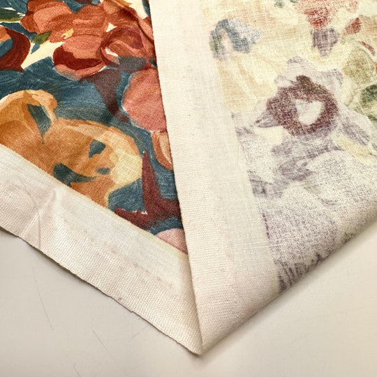 Holiday Arts And Crafts - Cotton Blend Woven - Multi Floral - 3M Bundle - True Deadstock fabric Fabric by private - Sustainable Textile | FABCYCLE