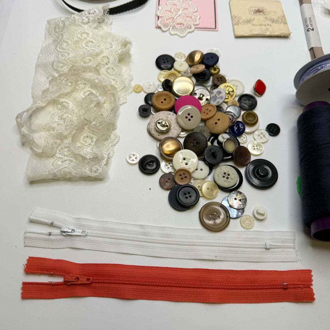 Holiday Magic - Supplies Grab Bag - Multi - Pack - True Deadstock supplies Fabric by private - Sustainable Textile | FABCYCLE