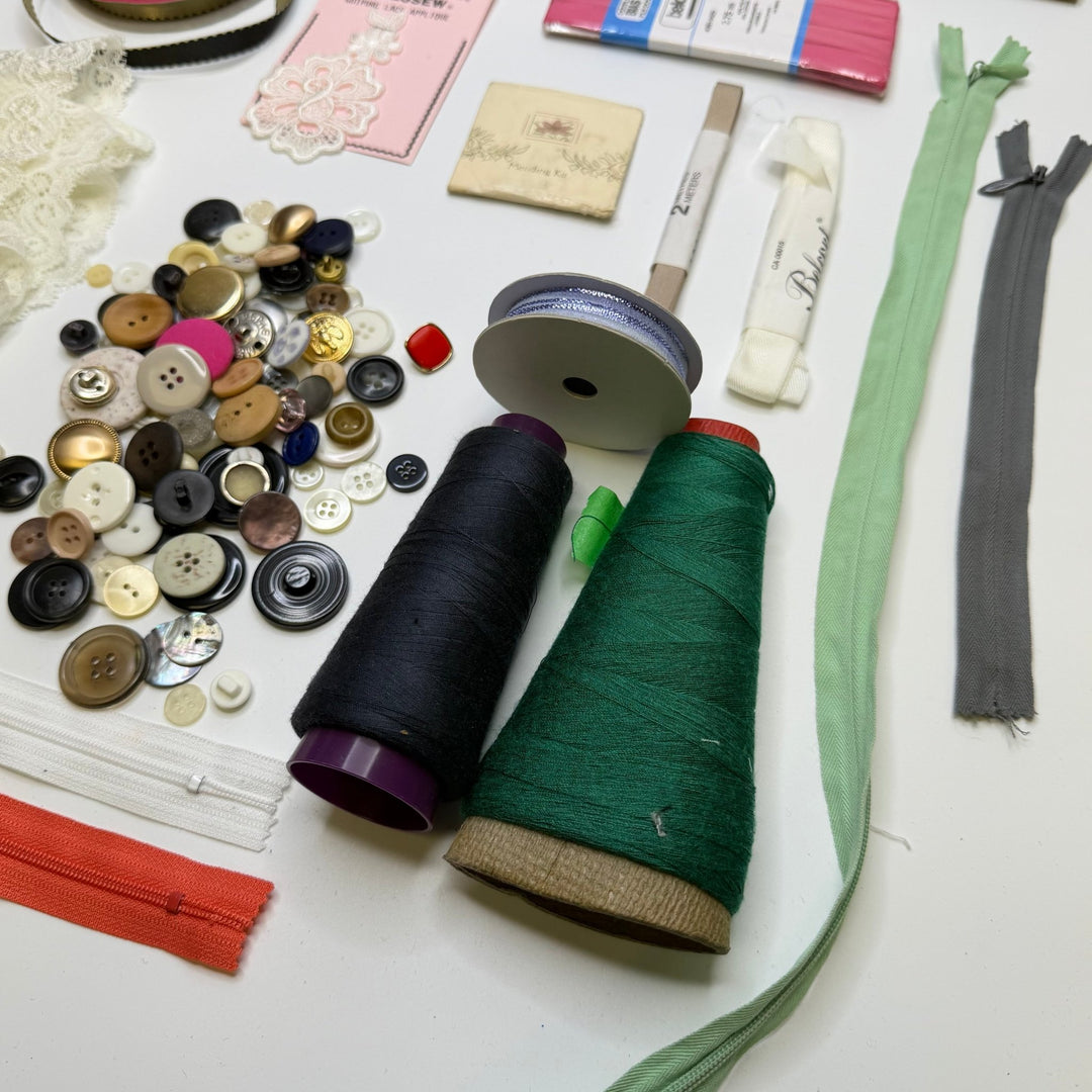 Holiday Magic - Supplies Grab Bag - Multi - Pack - True Deadstock supplies Fabric by private - Sustainable Textile | FABCYCLE