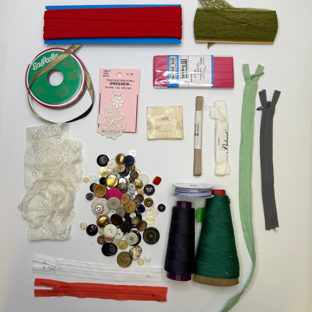 Holiday Magic - Supplies Grab Bag - Multi - Pack - True Deadstock supplies Fabric by private - Sustainable Textile | FABCYCLE